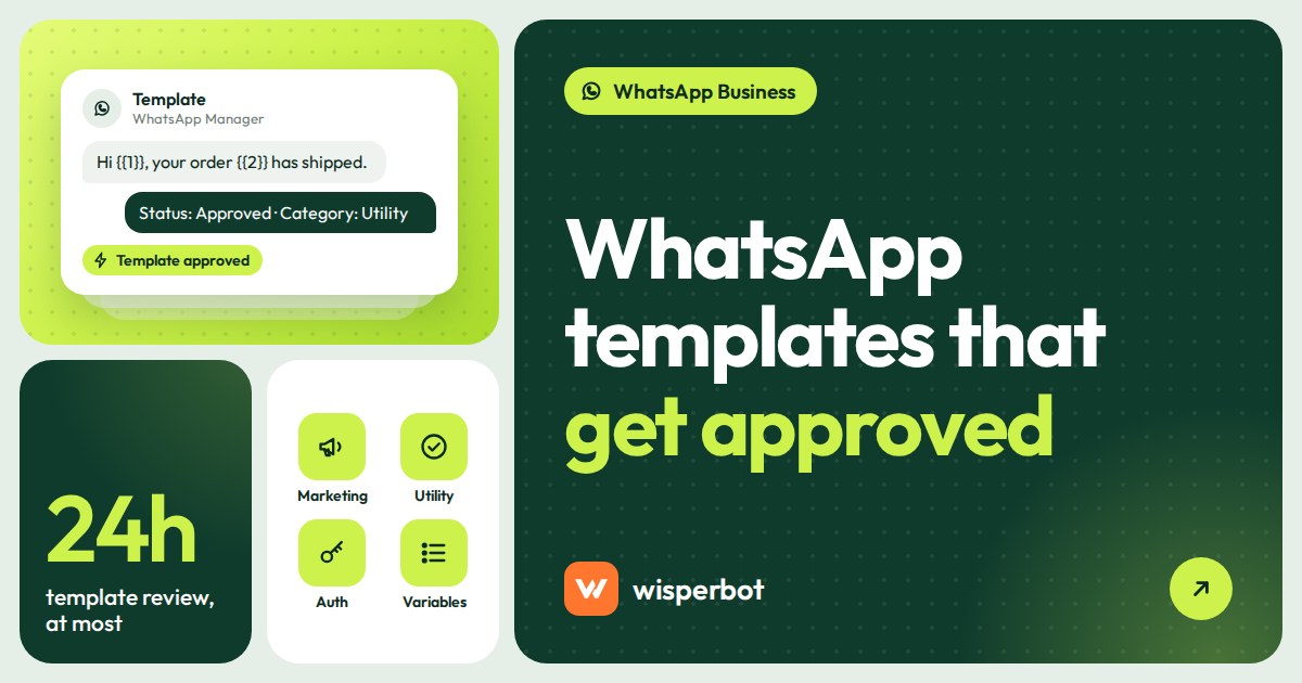 Cover image reading WhatsApp templates that get approved